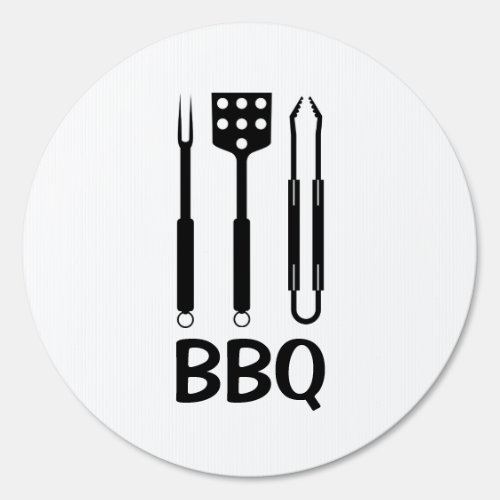 Black  White BBQ Kitchen Clip Art Design _ Sign