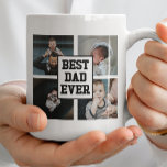 Black White Best Dad Ever Custom Photo Picture Coffee Mug<br><div class="desc">This is a Black White Best Dad Ever Custom Photo Picture Coffee Mug!</div>