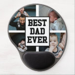 Black White Best Dad Ever Custom Photo Picture Gel Mouse Pad<br><div class="desc">This is a Black White Best Dad Ever Custom Photo Picture Mouse Pad!</div>