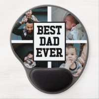 Black White Best Dad Ever Custom Photo Picture