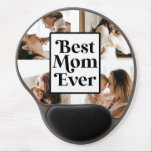 Black White Best Mom Ever Custom Photo Picture Gel Mouse Pad<br><div class="desc">This is a Black White Best Mom Ever Custom Photo Picture Mouse Pad!</div>