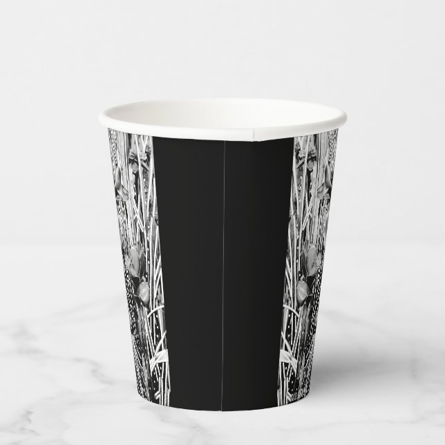 Black & White Birthday Paper cup (Right)