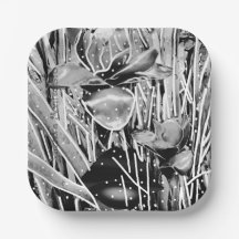 Black&White Birthday Unforgettable Paper Plate #1