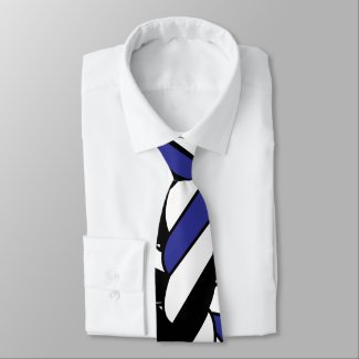 Black White Blue Rope Stripes Pattern