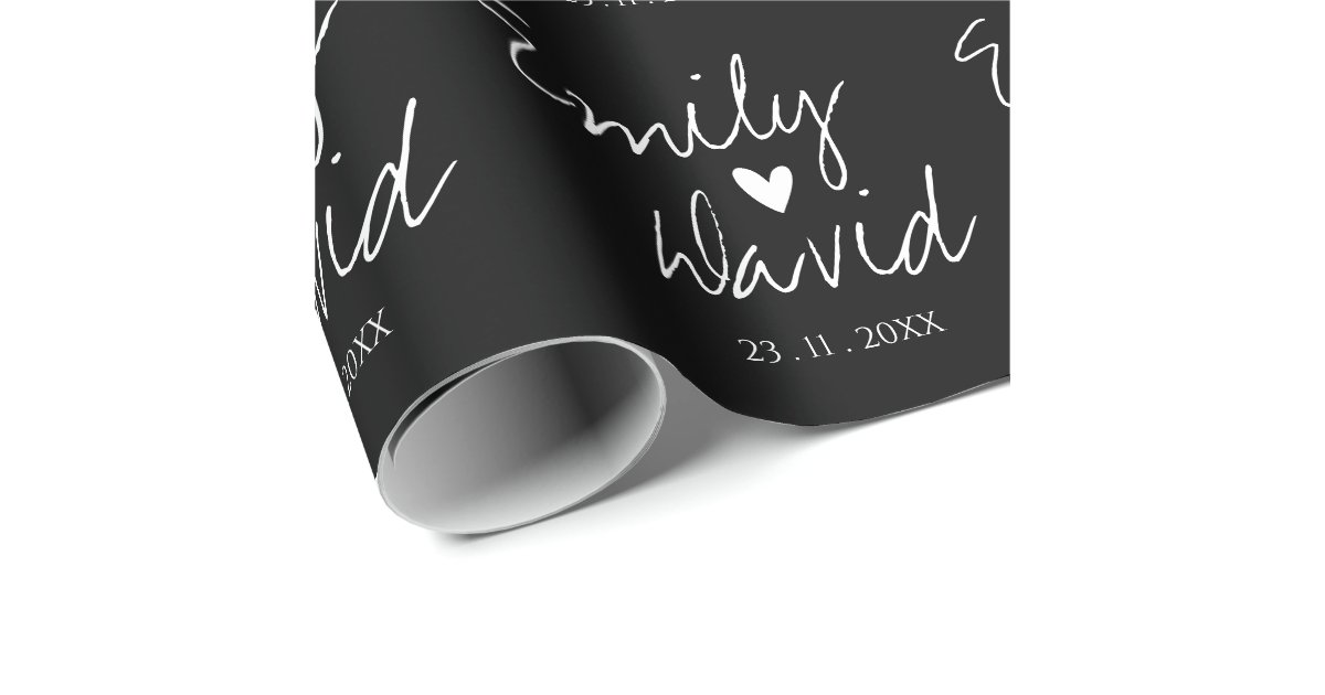 Cute Goodbye Miss Hello Mrs Bridal Shower Wrapping Paper Sheets, Zazzle