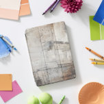 Black White & Bronze iPad Pro Cover<br><div class="desc">Black  White & Bronze I by Jennifer Goldberger. Features a grungy style design with a balck,  grey,  and brown color scheme.</div>