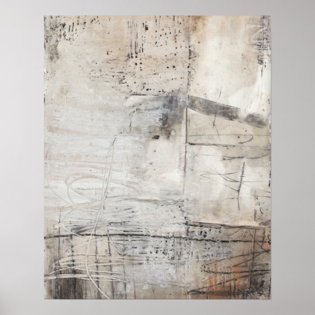 Black White & Bronze Poster (Front)