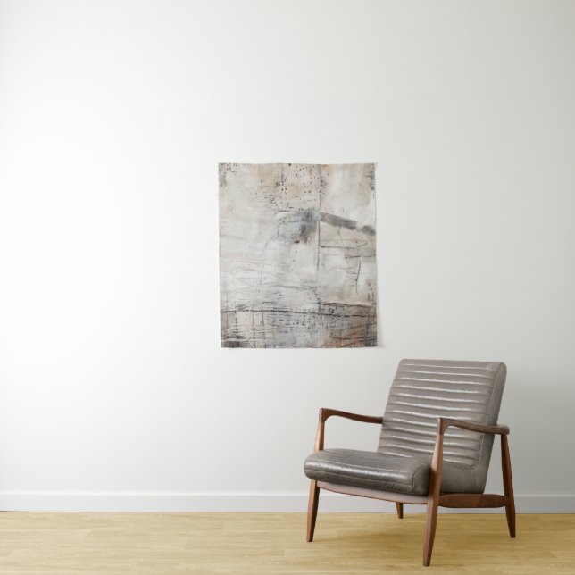 Black White & Bronze Tapestry (In Situ)