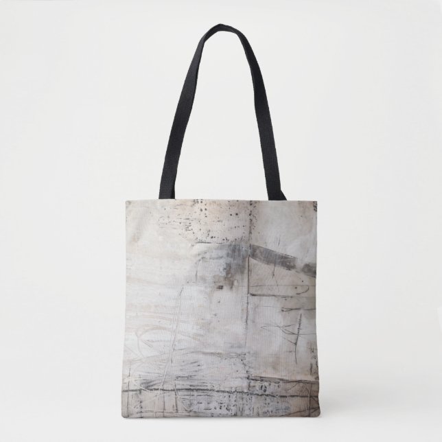 Black White & Bronze Tote Bag (Front)