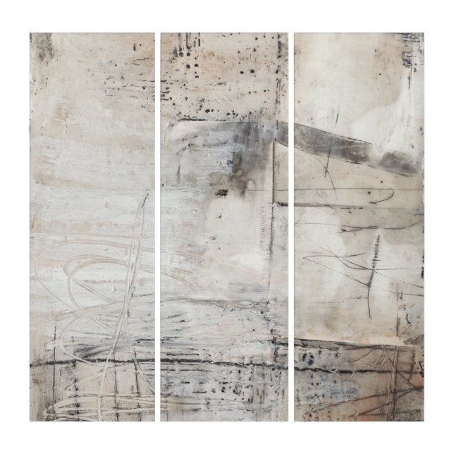 Black White & Bronze Triptych (Front)