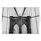 Black White Brooklyn Bridge New York (Front Horizontal)
