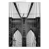 Black White Brooklyn Bridge New York (Front)