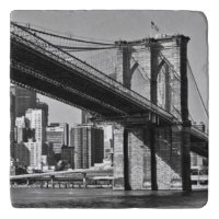 Black & White Brooklyn Bridge New York City