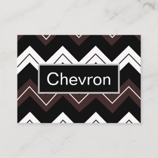Black White Brown Chevron Stripe Pattern