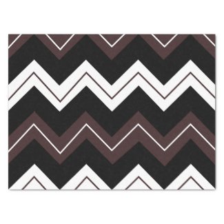 Black White Brown Chevron Stripe Pattern
