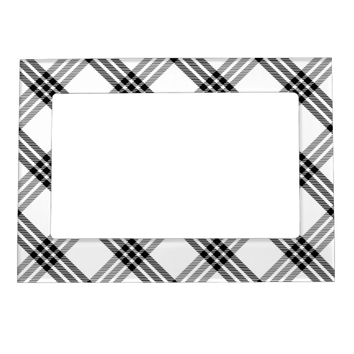 Black & White Buffalo Check Photo Frame