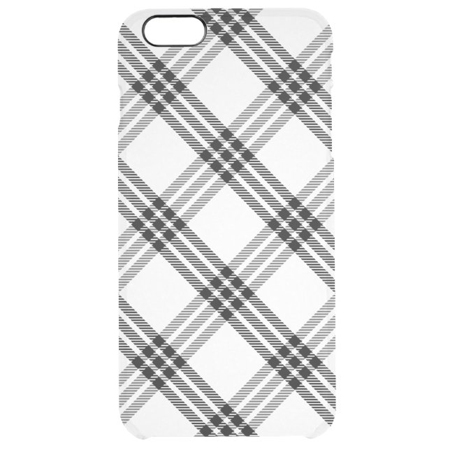 Black & White Buffalo Check Uncommon iPhone Case (Back)