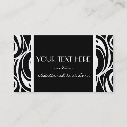 Black &amp; White Business Cards
