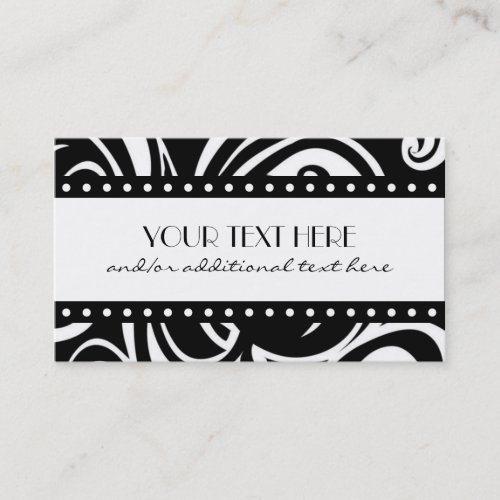 Black &amp; White Business Card Templates