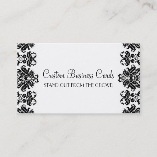 Black &amp; White Business Card Template