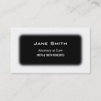 Black & White Business Card