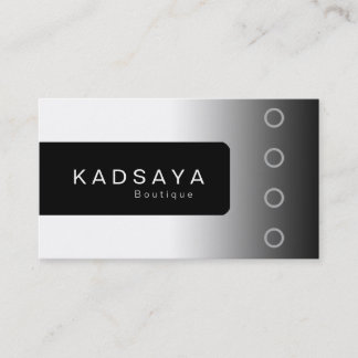 Black White Business Card BW 2 Kadsaya Boutique
