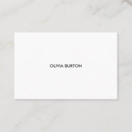 Black & white business card. Simple business card. Business Card
