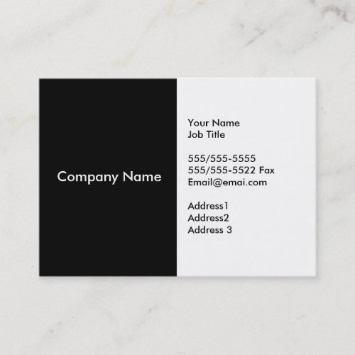 Black White Business Cards