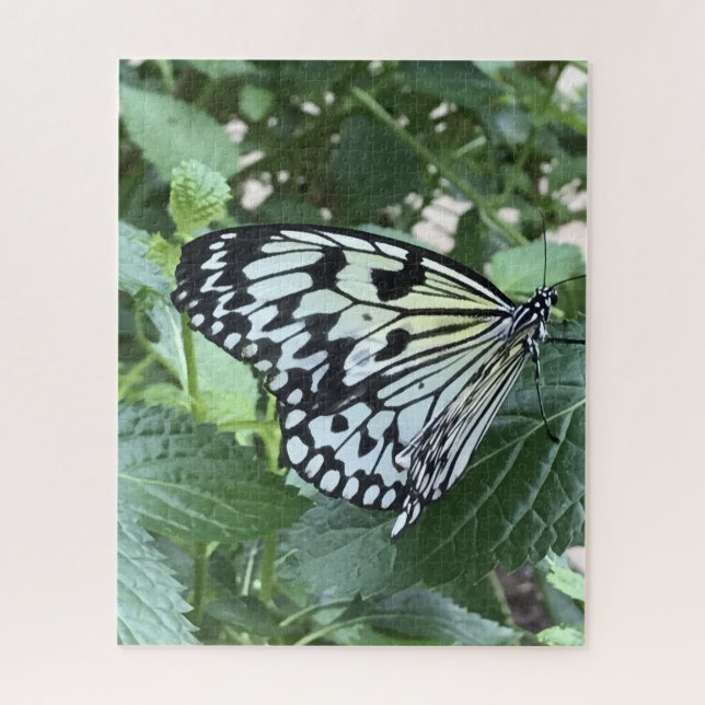 Black White Butterfly Jigsaw Puzzle (Vertical)