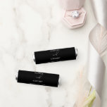 Black & White Calligraphy Signature Script Wedding Breath Savers® Mints<br><div class="desc">An elegant black and white calligraphy signature script wedding design. A minimalistic design that uses vintage script calligraphy typography as the center of attraction. A classy black and white calligraphy signature design ideal for all types of weddings. A classic black and white wedding favor design with simplistic elements. Matching wedding...</div>