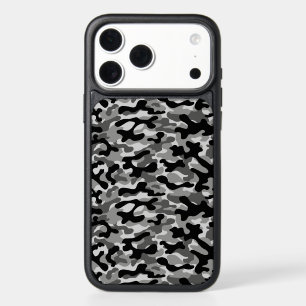 Black White Camouflage  iPhone 17 Pro Max Case