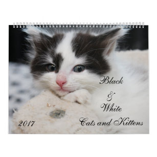 black and white calendars