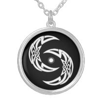 Black & White Celtic Moons