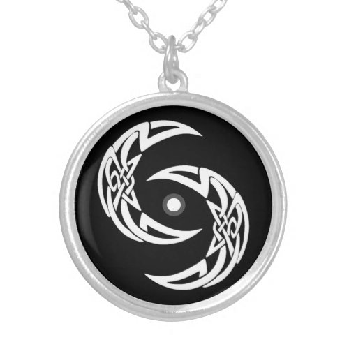 Black & White Celtic Moons