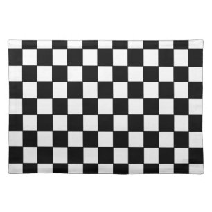 Black white checked - Placemat
