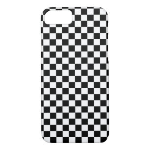Black White Checker Board iPhone 8/7 Case