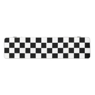 Black White Checkerboard Checkered Checked Check Beer Pong Table