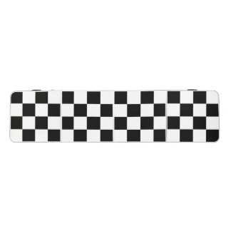 Black White Checkerboard Checkered Checked Check Beer Pong Table
