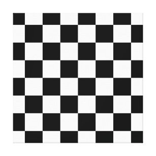 Black And White Checkerboard Wall Art & Décor