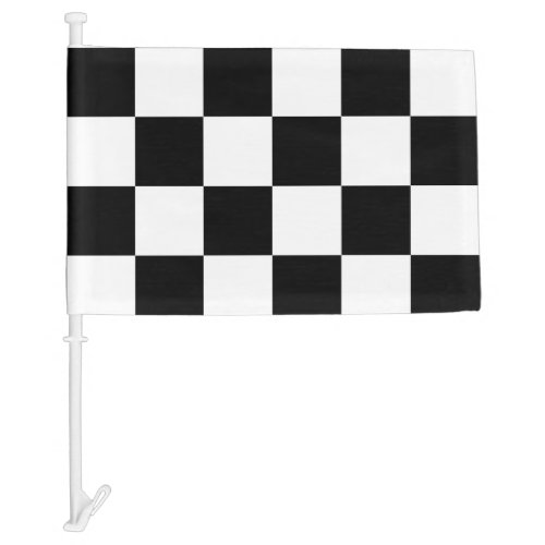 BLACK WHITE CHECKERED FLAG