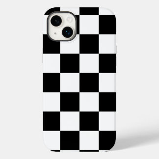 Black & White Checkered Pattern Case-Mate iPhone 14 Plus Case