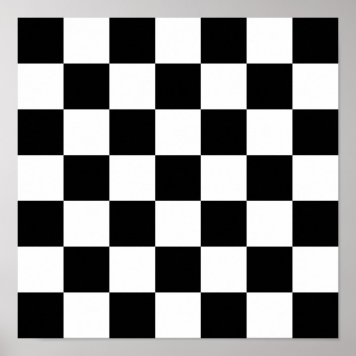 black white checkered