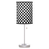 Black&White Checkered pattern Table Lamp (Left)