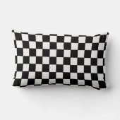 Black White checkered - Pillow | Zazzle