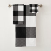 Red & Black Buffalo Plaid Hand & Bath Towel by Christyne