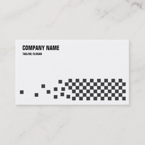Black &amp; White Checks Business Card