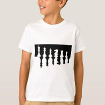 Black & White Chess Pieces T-Shirt