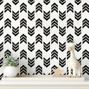 Black & White Chevron Arrow Wallpaper