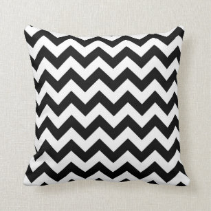 Black And White Chevron Pillows Decorative Throw Pillows Zazzle