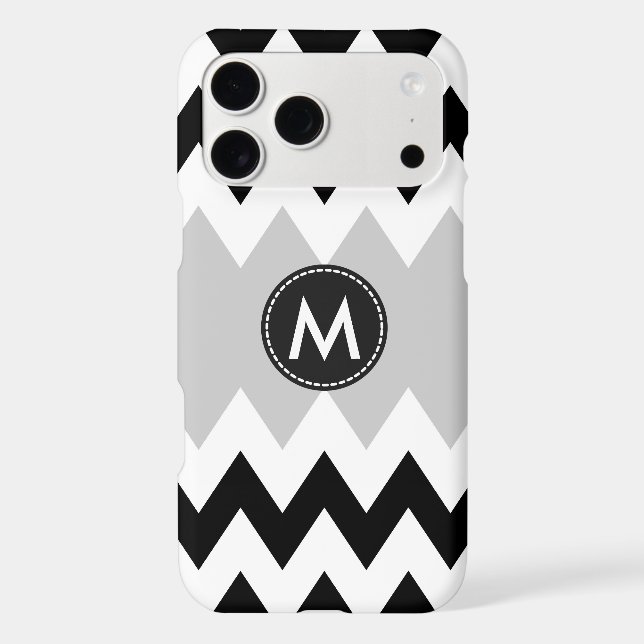 Black White Chevron Stripes Pattern Iphone Case (Back)
